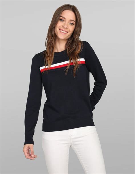 tommy hilfiger sueter blanco